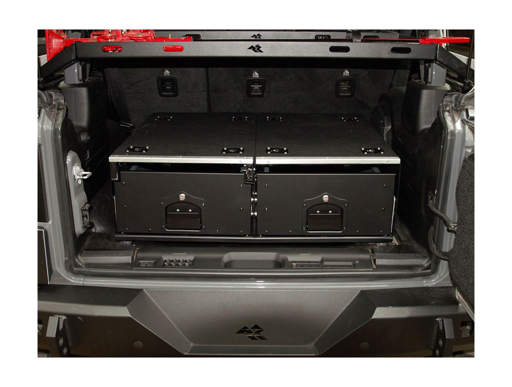 Cargo Storage Drawers Black Jeep Rugged Ridge