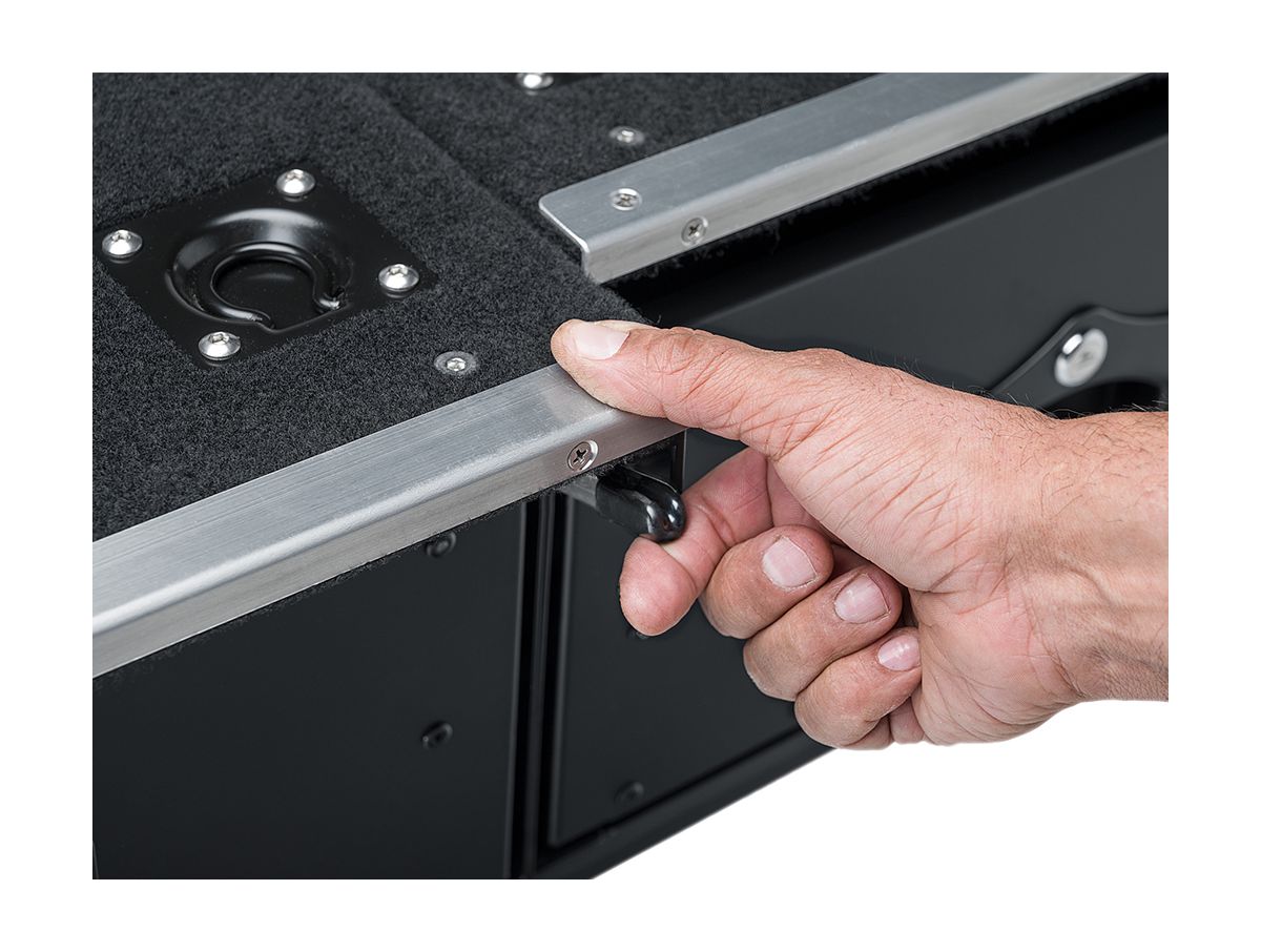 Cargo Storage Drawers Black Jeep Rugged Ridge