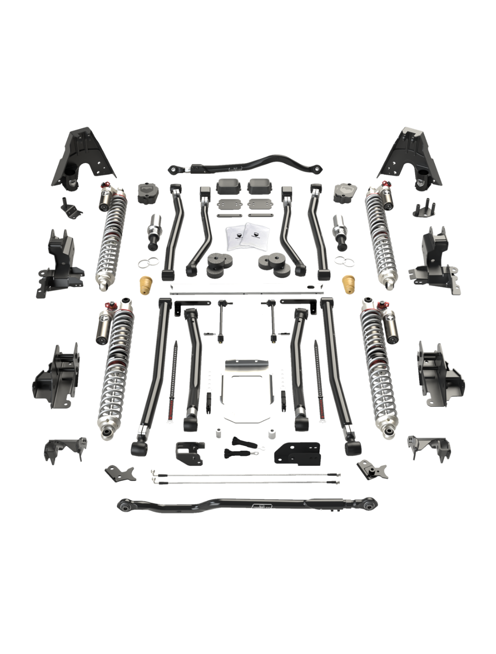18-Up Wrangler JL 4 Door Alpine RT Coilover Suspension System - 392 - F44/R44 TeraFlex
