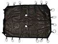 Eclipse Sun Shade Full Black 07-18 Jeep Wrangler JKU 4 Door Rugged Ridge