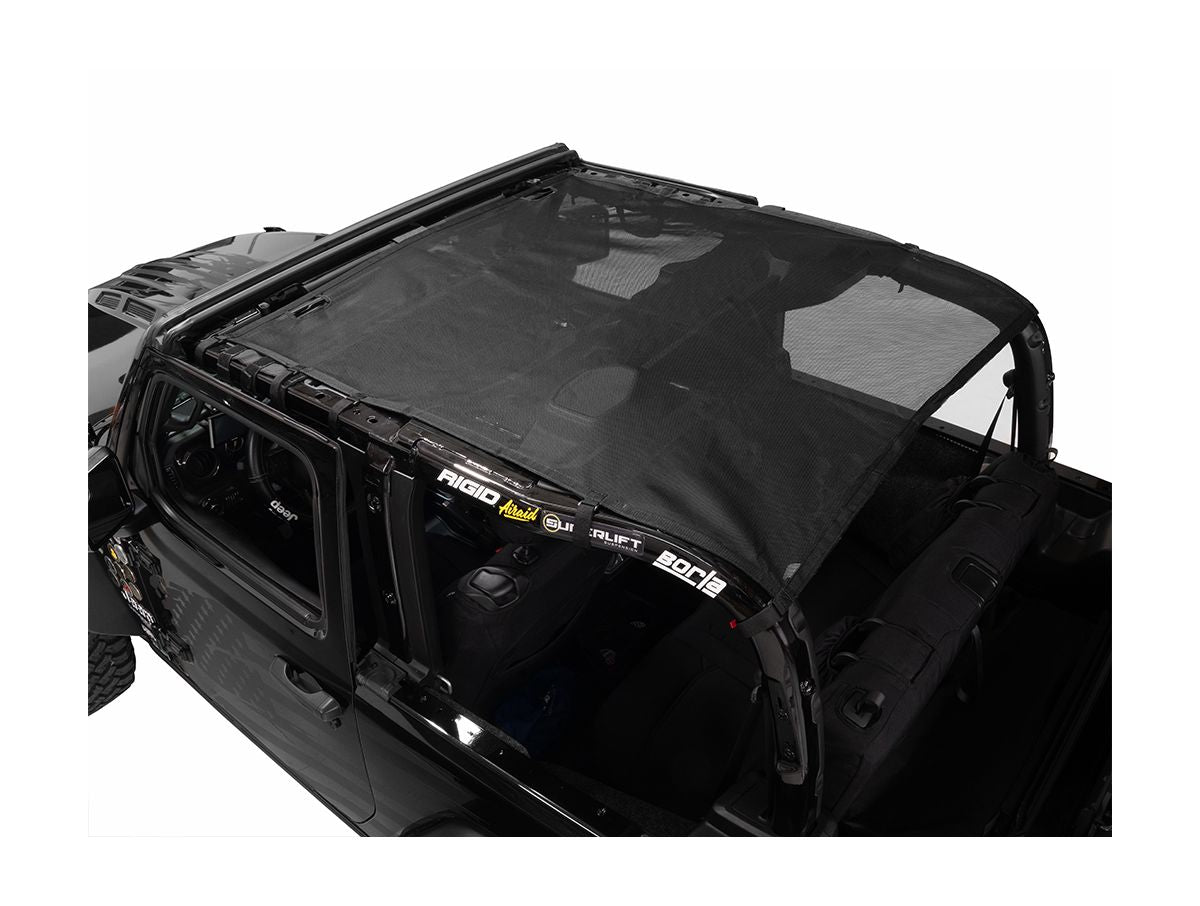 Eclipse Sun Shade Full Black Jeep Rugged Ridge