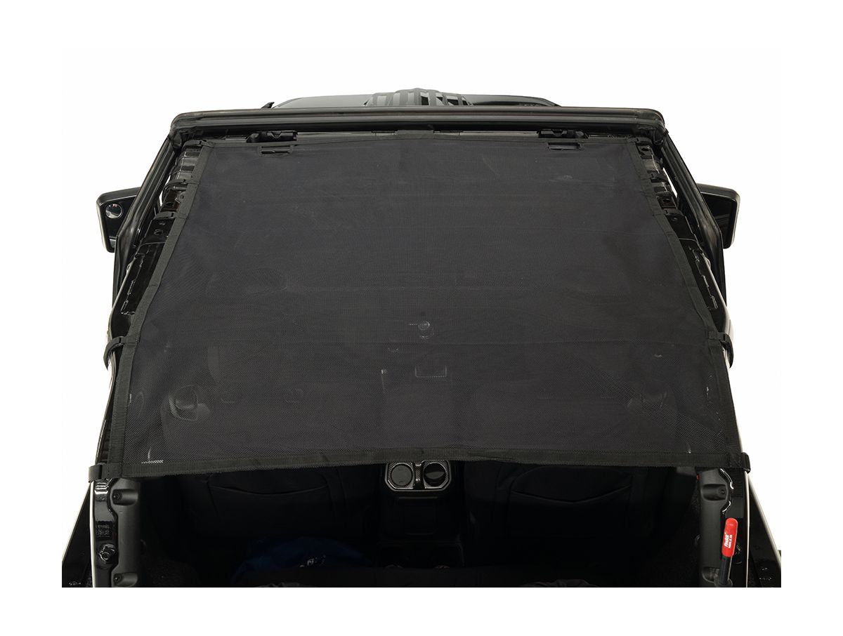 Eclipse Sun Shade Full Black Jeep Rugged Ridge