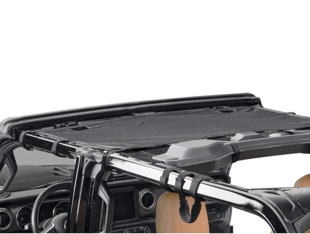 Eclipse Sun Shade Full Black Jeep Rugged Ridge
