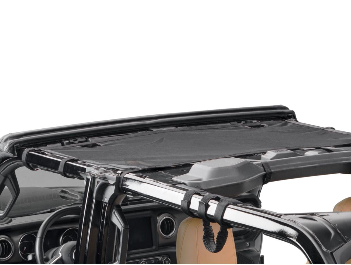 Eclipse Sun Shade Full Black Jeep Rugged Ridge