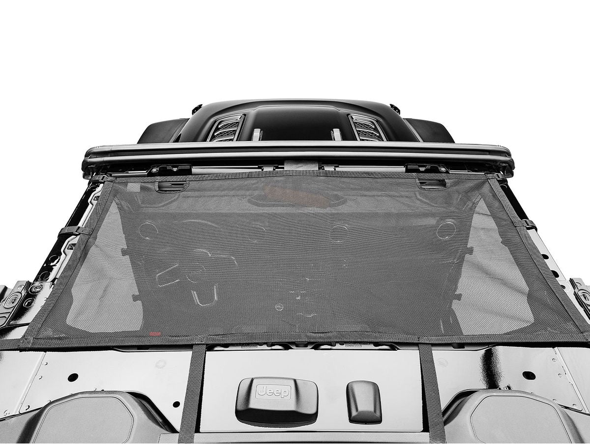 Eclipse Sun Shade Full Black Jeep Rugged Ridge
