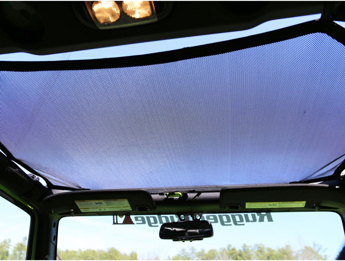 Eclipse Sun Shade Full Black Jeep Rugged Ridge