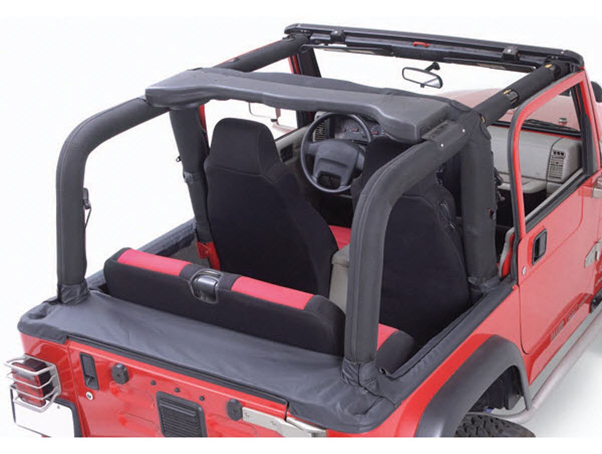 Roll Bar Cover Vinyl 07-18 Jeep Wrangler JKU Rugged Ridge
