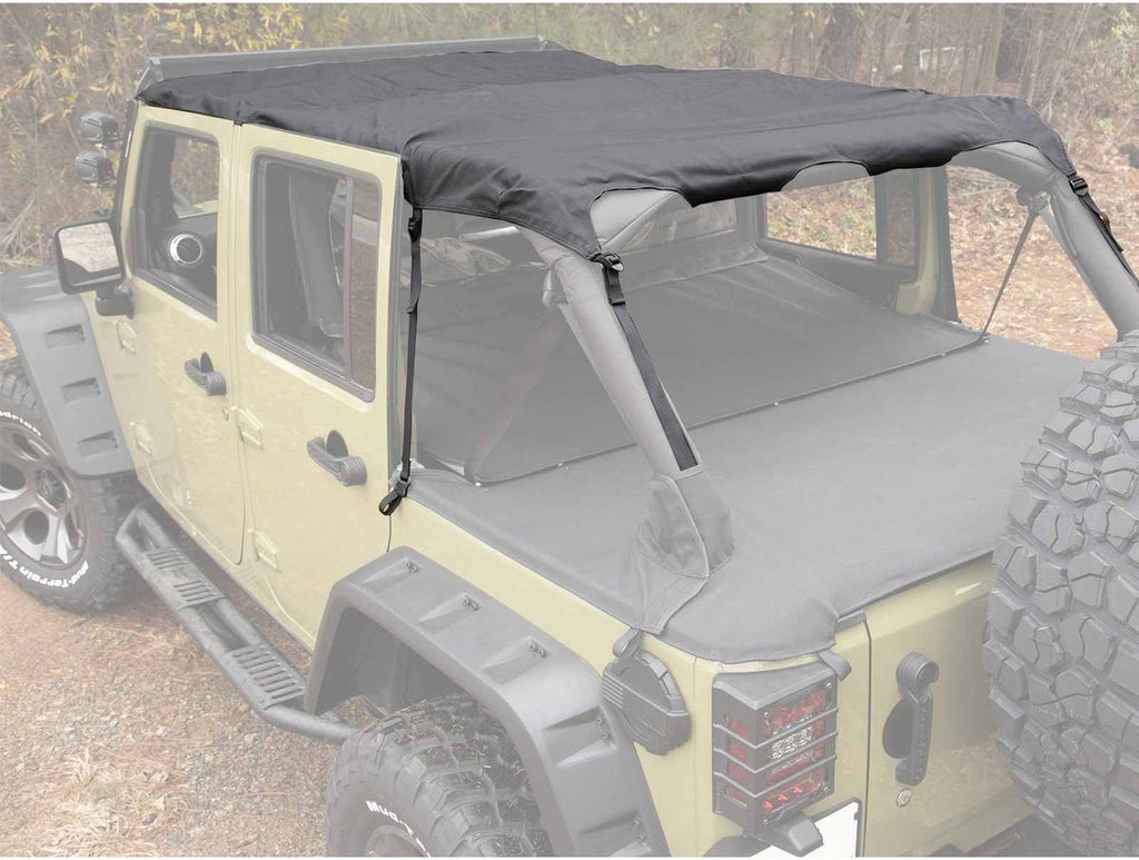 Montana Pocket Island Topper Black Diamond 10-18 Wrangler JK 4 Door Rugged Ridge