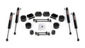 18-Up Wrangler JL 4 Door Rubicon 2.5 Inch Performance Spacer Lift Kit & 9550 VSS Shocks TeraFlex