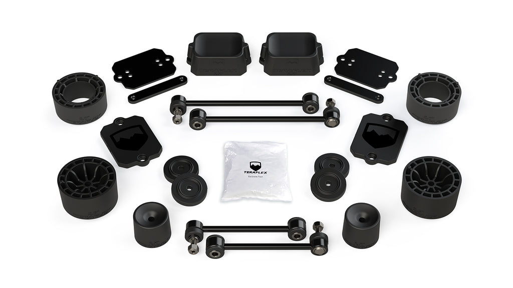 18-Up Wrangler JL 2 Door Sport/Sahara 2.5 Inch Performance Spacer Lift Kit No Shocks or Exts TeraFlex