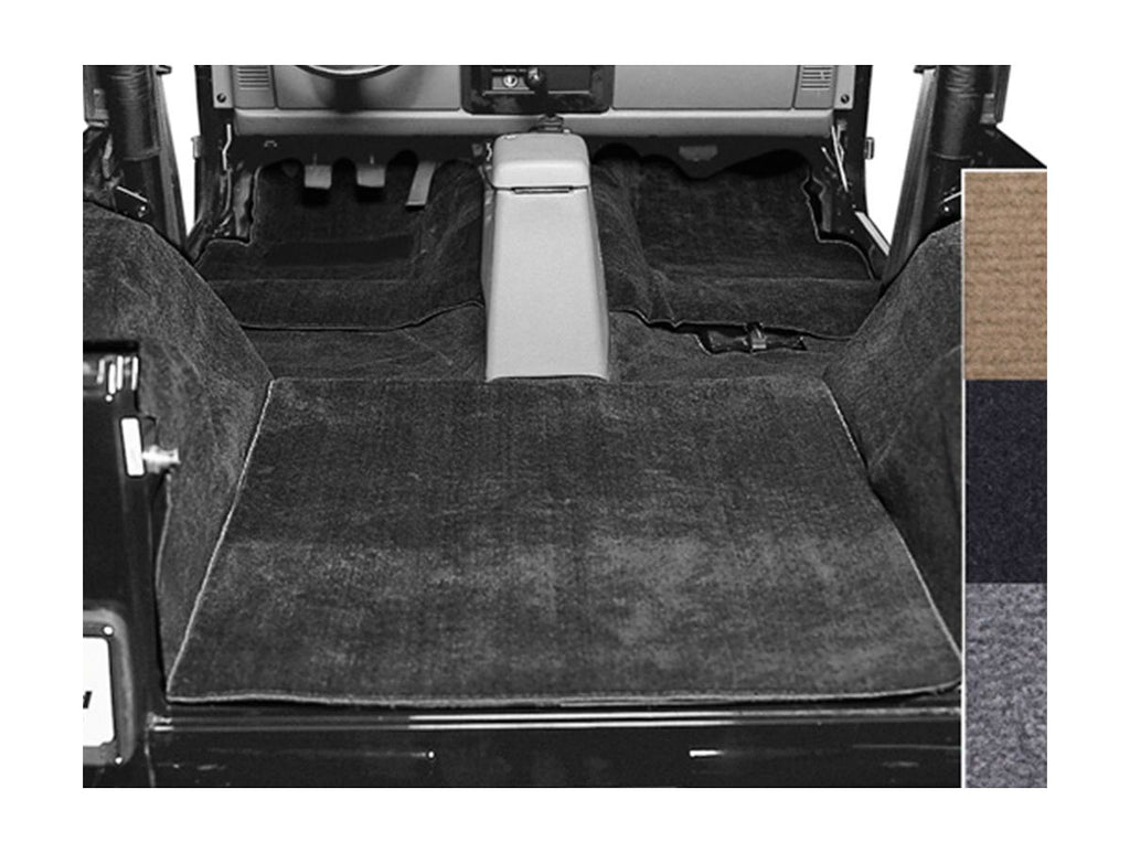Deluxe Carpet Kit Black 76-95 Jeep CJ/Wrangler YJ Rugged Ridge