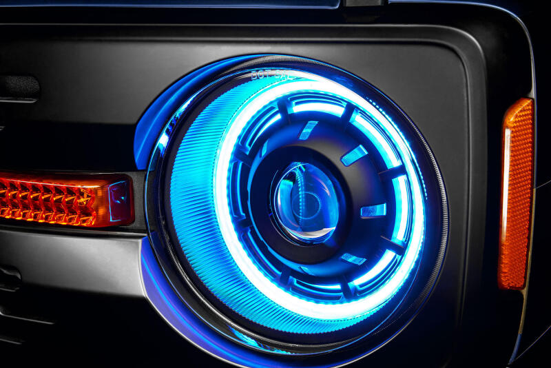 Oracle 2021+ Ford Bronco Oculus Bi-LED Projector Headlights - ColorSHIFT LED