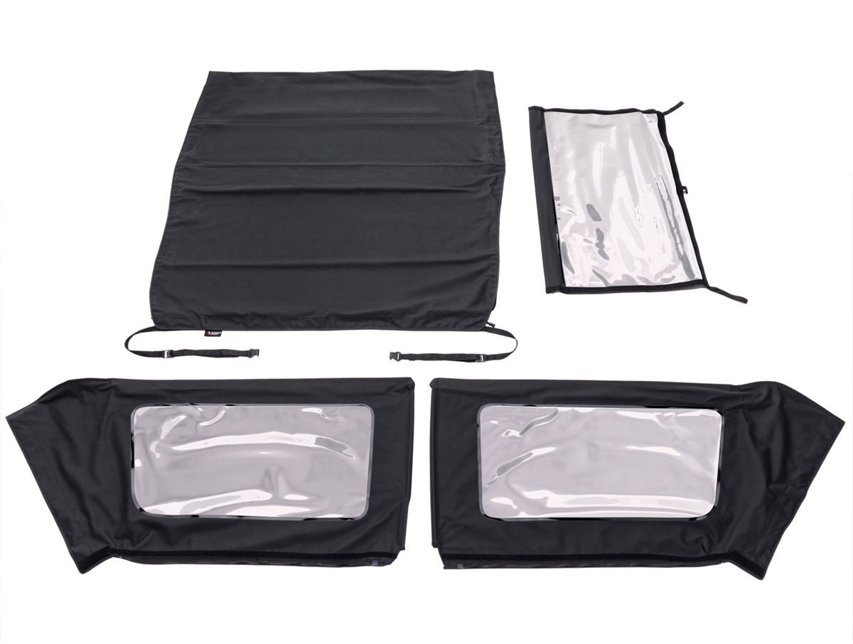 Voyager Fastback Top Black Diamond 11-18 Jeep Wrangler JK Rugged Ridge
