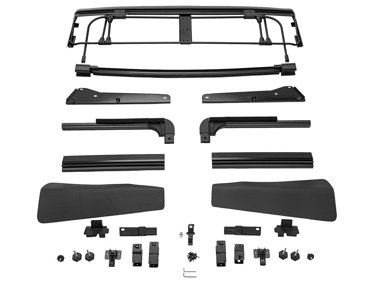 Voyager Fastback Top Black Diamond 11-18 Jeep Wrangler JK Rugged Ridge