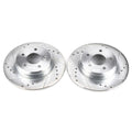 Power Stop 96-97 Mercedes-Benz C36 AMG Rear Evolution Drilled & Slotted Rotors - Pair