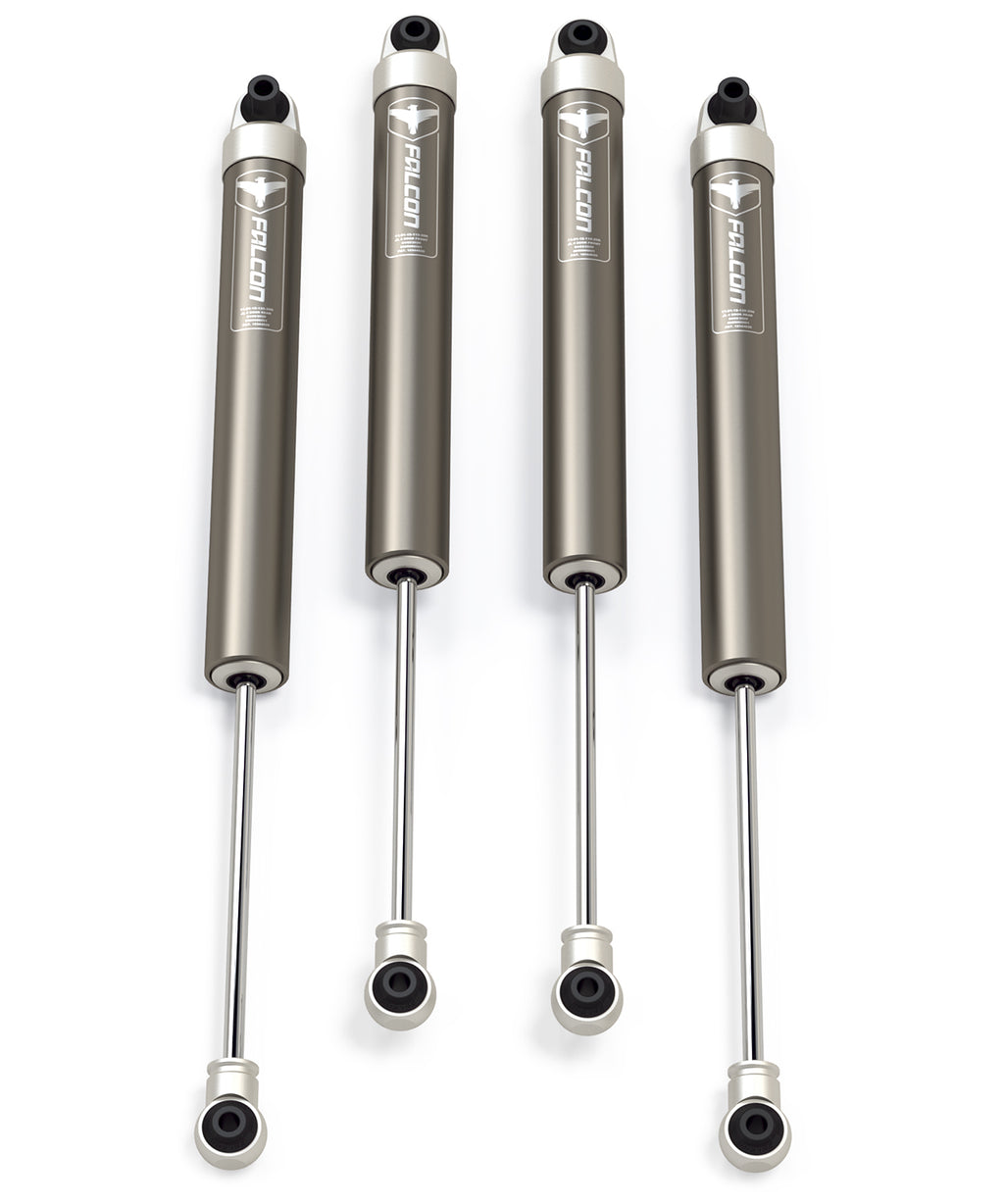 20-Up Jeep Gladiator JT 1.1 Monotube Shock Kit 2-3.5 Inch Lift Falcon Shocks
