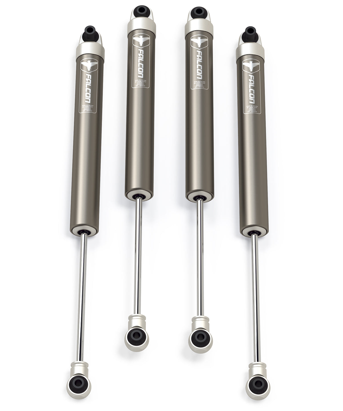 20-Up Jeep Gladiator JT 1.1 Monotube Shock Kit 2-3.5 Inch Lift Falcon Shocks
