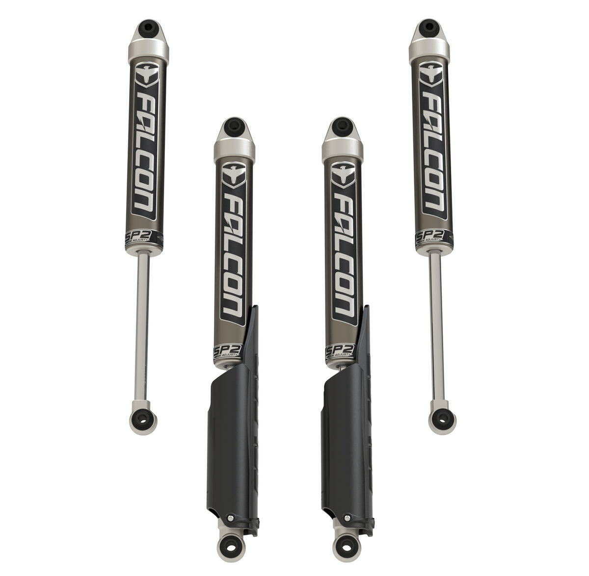 20-Up Jeep Gladiator JT SP2 2.1 Monotube Shock Kit 0-1.5 Inch Lift Falcon Shocks