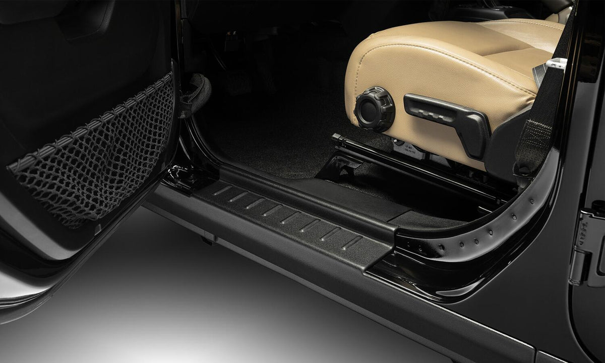 Trail Armor Rocker Panel For 2018-2022 Jeep Wrangler, 2-Door, Incl. Side Panels/Sill Plate Cover Bushwacker