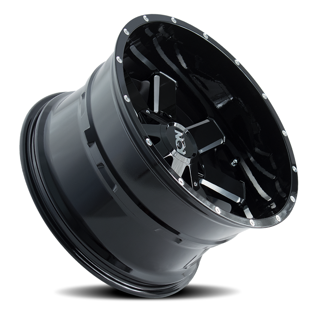 Cast Aluminum Wheels 141 GB 20x9 Milled Spokes Gloss Black ION Wheels