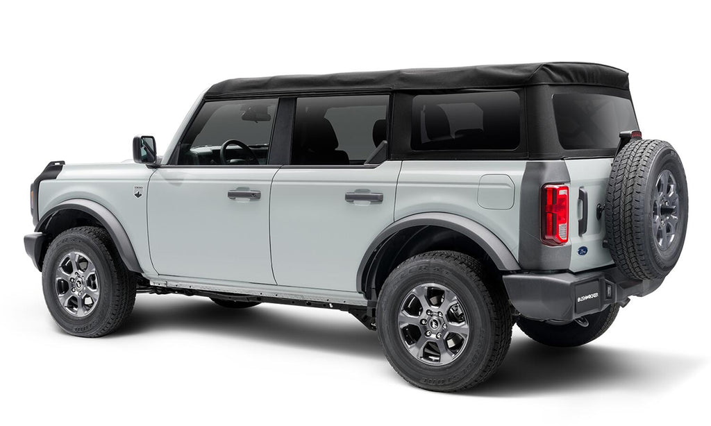 Black Trail Armor Rear Corners For 21-23 Ford Bronco 2 & 4 Dr Bushwacker