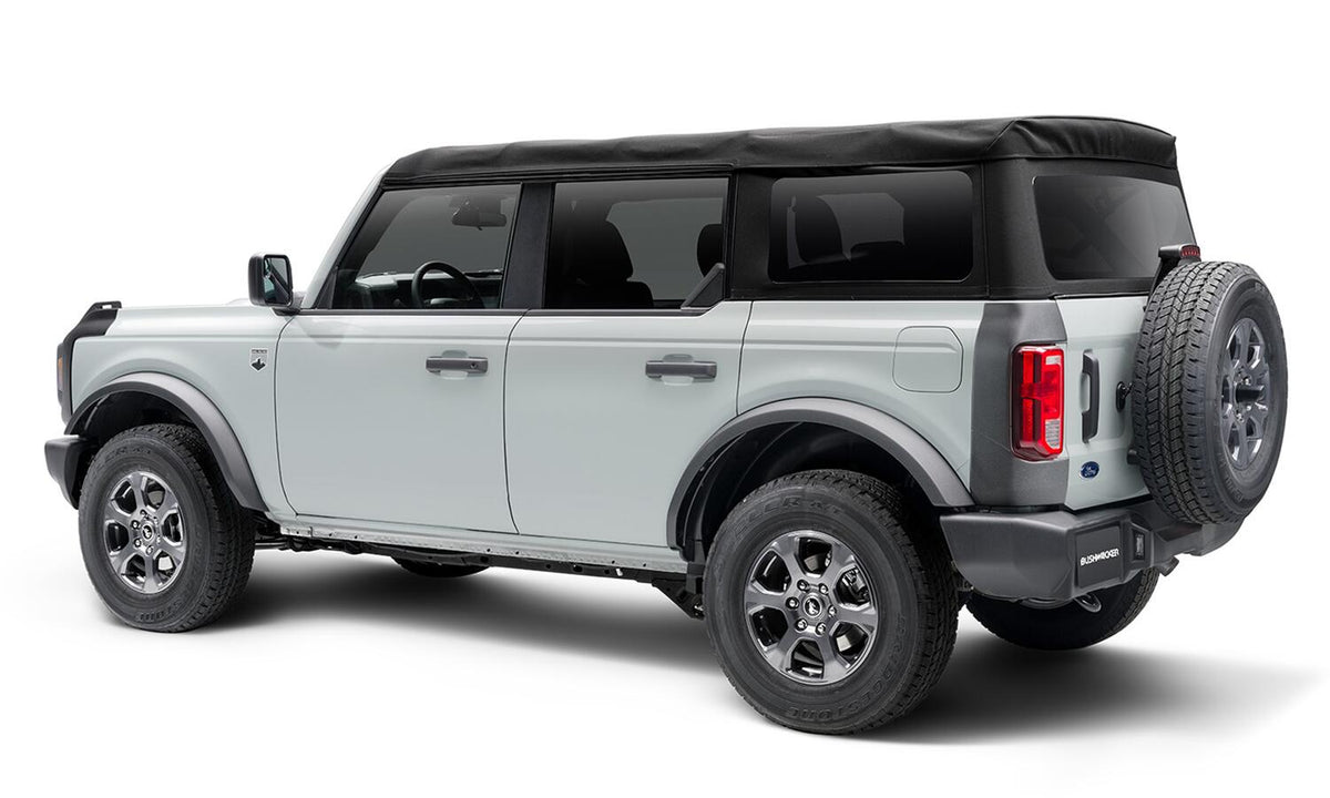 Black Trail Armor Rear Corners For 21-23 Ford Bronco 2 & 4 Dr Bushwacker