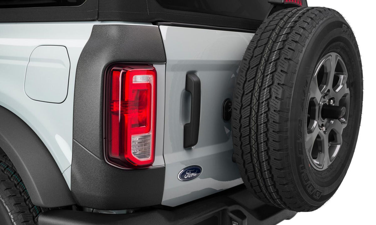 Black Trail Armor Rear Corners For 21-23 Ford Bronco 2 & 4 Dr Bushwacker