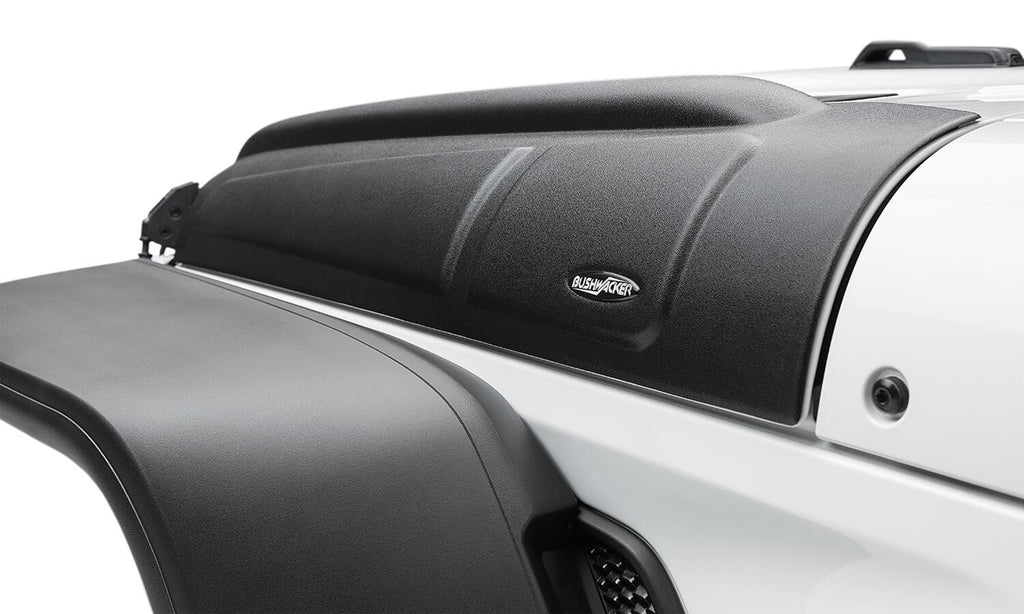 Black Trail Armor Hood Stone Guard For 18-23 Jeep Wrangler JL 2&4 Dr, 20-22 Gladiator Bushwacker