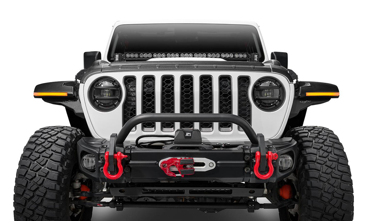 Black Trail Armor Hood Stone Guard For 18-23 Jeep Wrangler JL 2&4 Dr, 20-22 Gladiator Bushwacker