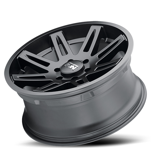 Cast Aluminum Wheels 142 MB 17x9 Matte Black ION Wheels