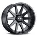 Cast Aluminum Wheels 143 MB 17x9 Matte Black ION Wheels
