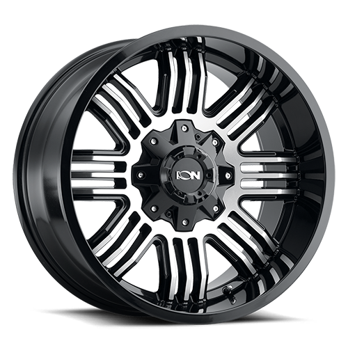 Cast Aluminum Wheels 144 GB 20x10 Machined Gloss Black ION Wheels