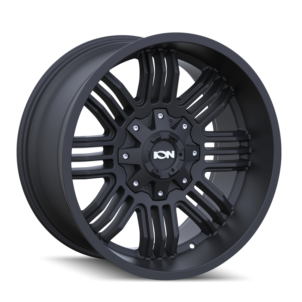 Cast Aluminum Wheels 144 MB 17x9 Matte Black ION Wheels