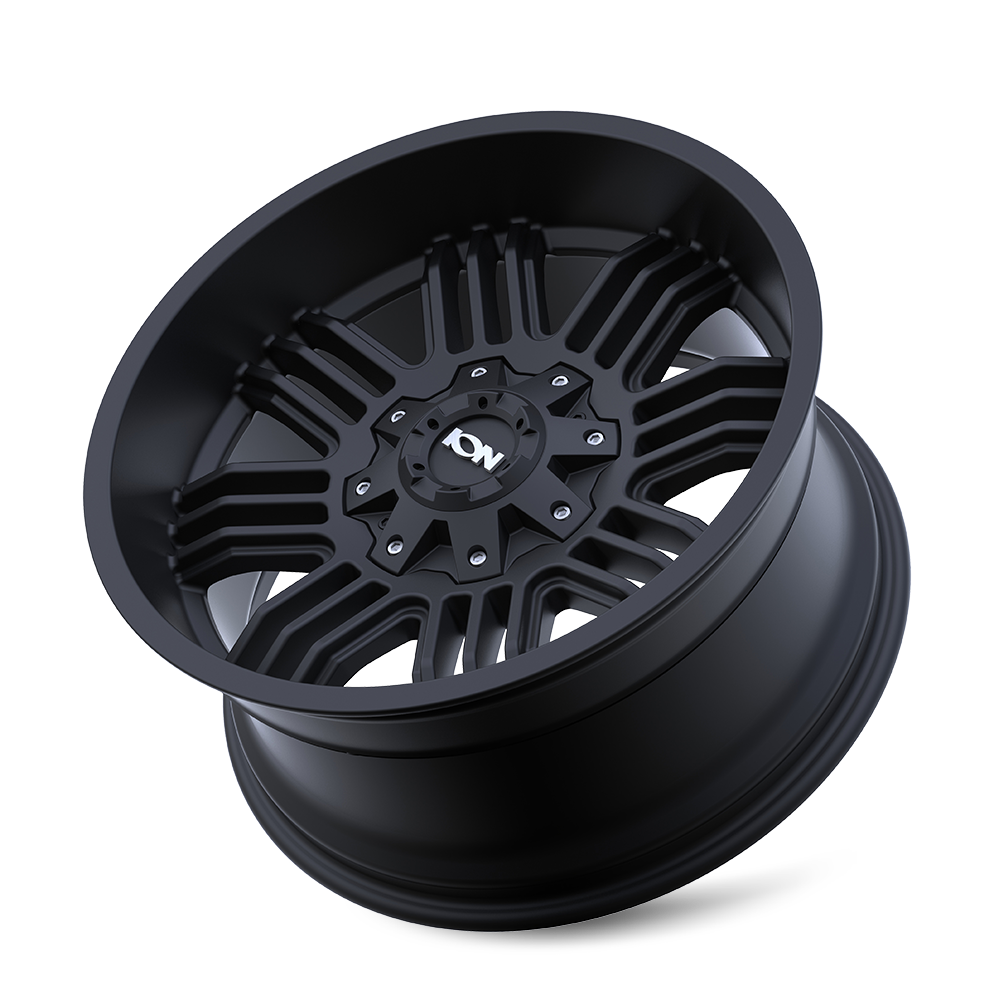 Cast Aluminum Wheels 144 MB 17x9 Matte Black ION Wheels