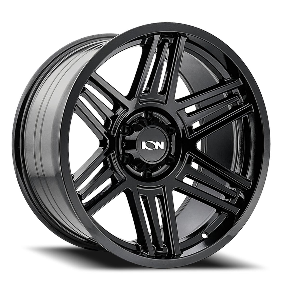 Cast Aluminum Wheels 147 GB 17x9 Gloss Black ION Wheels