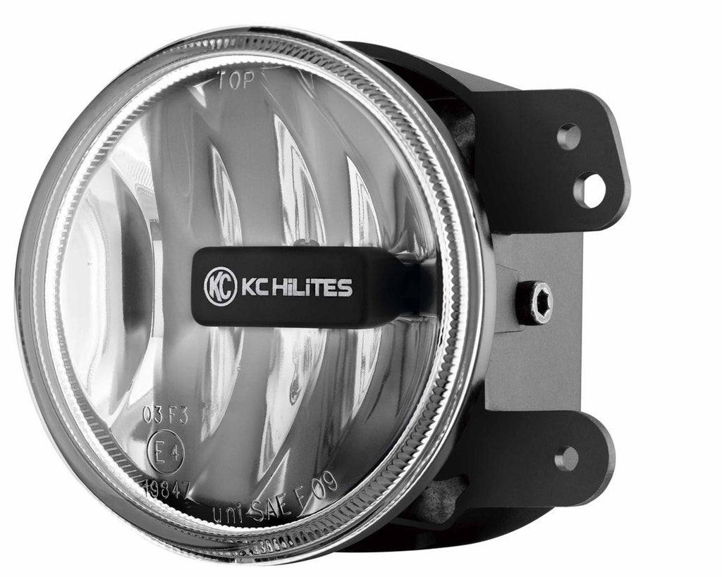 G4 Gravity LED 4 Inch SAE ECE Fog 1- Light 2010-2018 Jeep Wrangler JK 2/4-Door KC HiLiTES