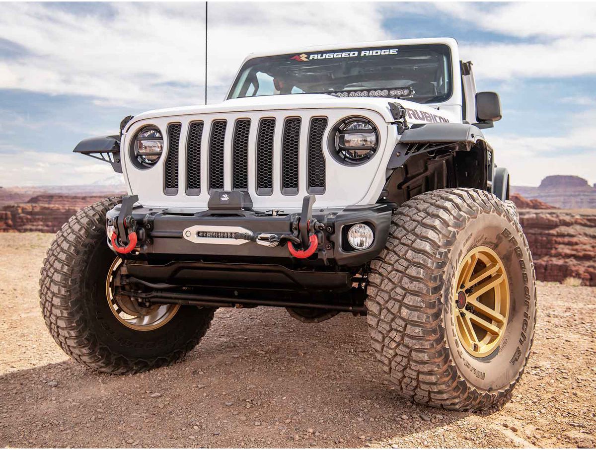 Trekker Winch 12500 Lbs Cable IP68 Waterproof Wired Remote Rugged Ridge