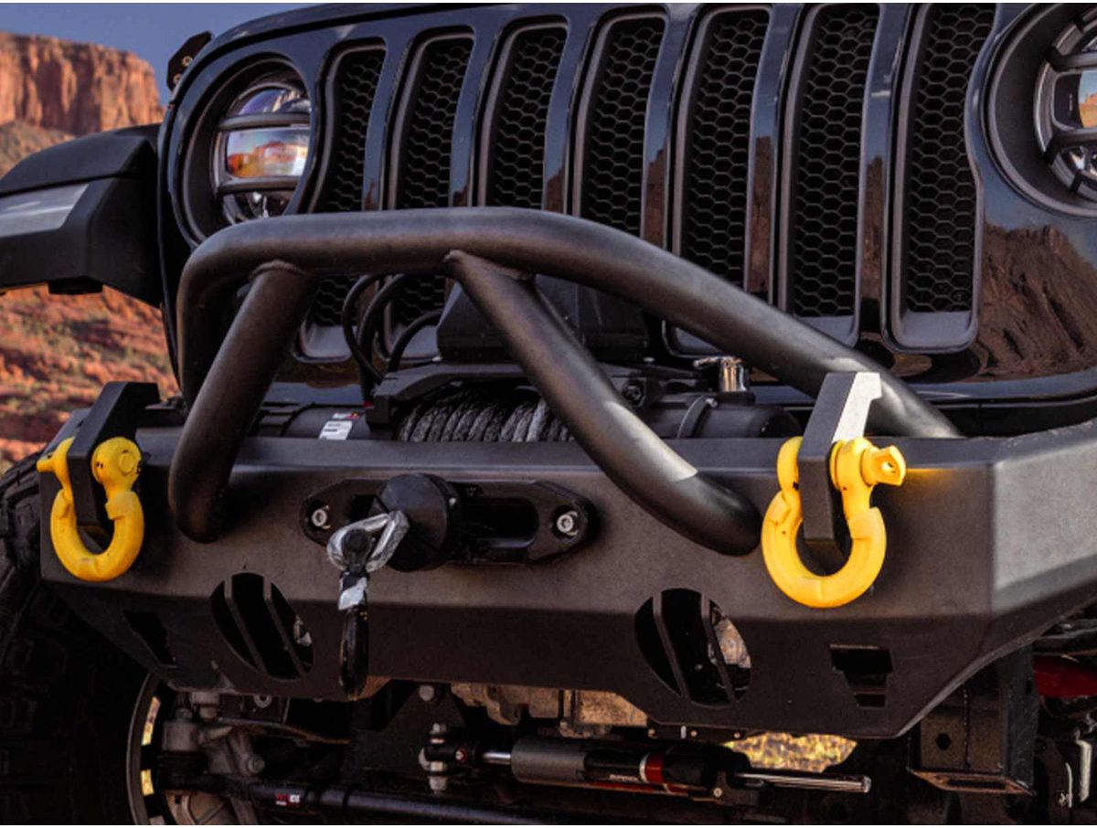 Trekker Winch 12500 Lbs Synthetic Rope IP68 Waterproof Wireless Rugged Ridge
