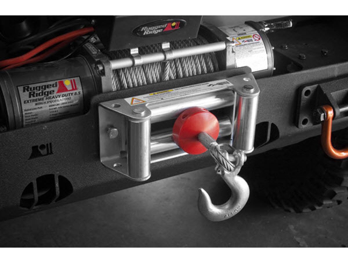 Winch Cable Stopper Red Universal Rugged Ridge