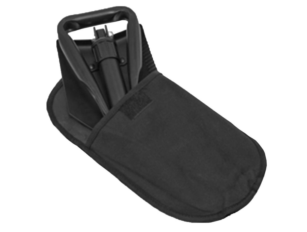 Recovery Shovel Heavy Duty Tri-Fold Black Universal Rugged Ridge