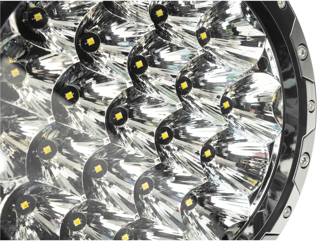 Driving Light 7IN Round Black Universal Rugged Ridge