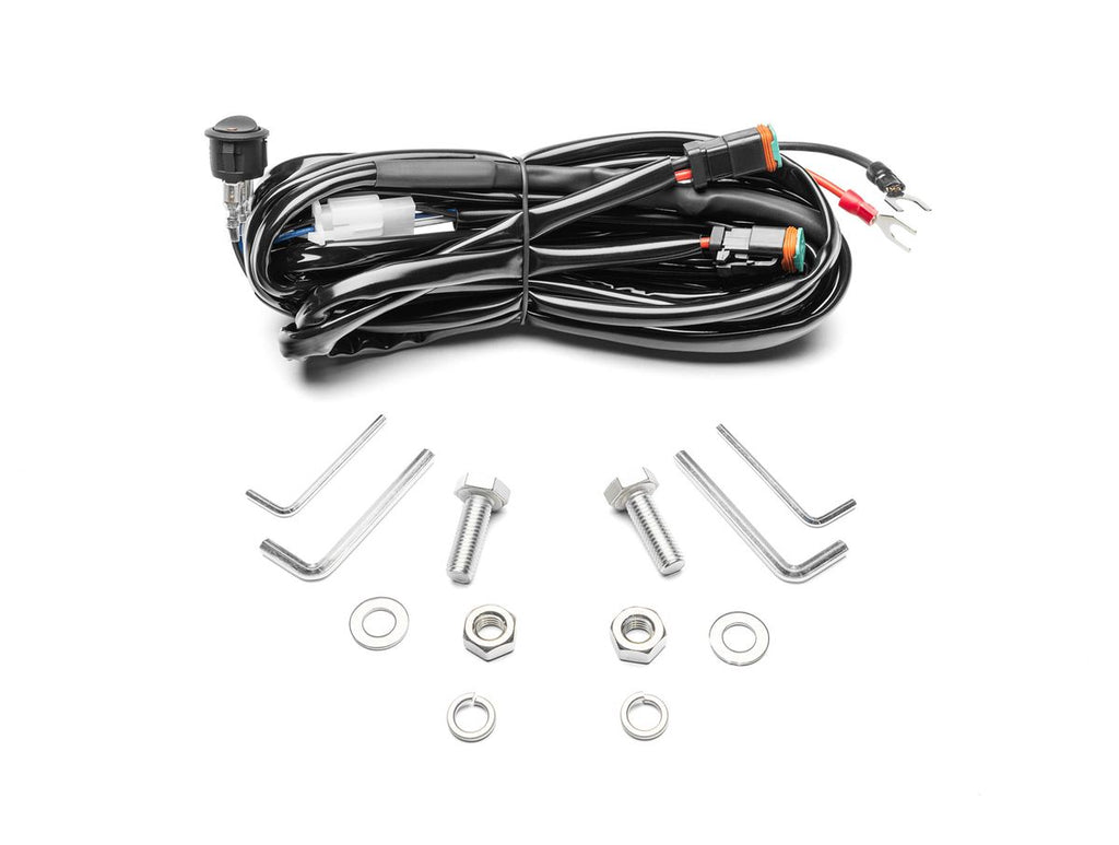Driving Light 7IN Round Black Universal Rugged Ridge