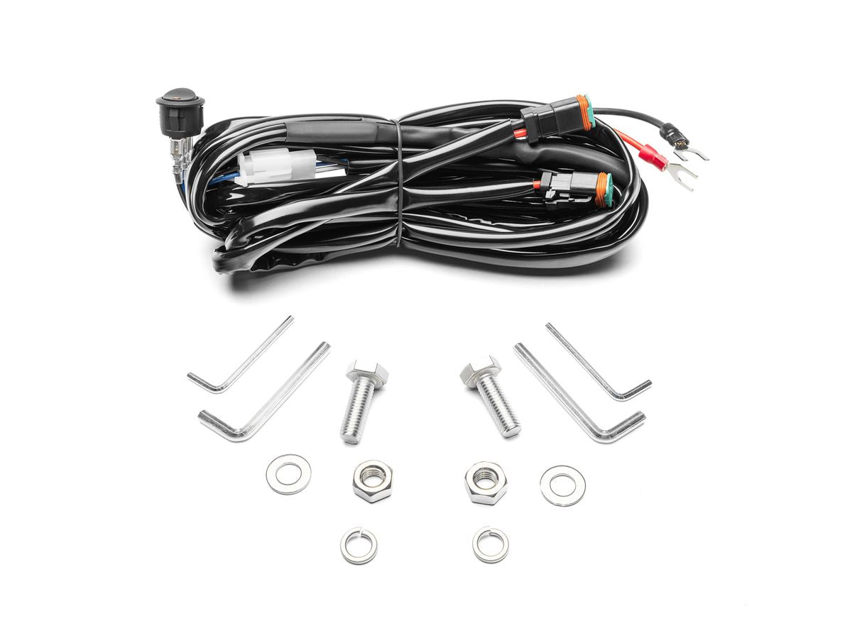 Driving Light 7IN Round Black Universal Rugged Ridge