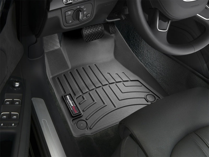 WeatherTech 11+ Audi A8 Front FloorLiner - Black