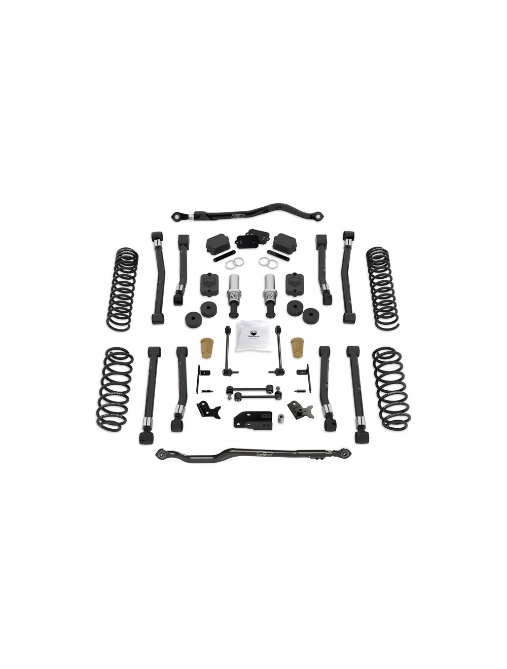 18-Up Wrangler JL 4 Door 3.5 Inch Alpine RT3 Short Arm Suspension System No Shocks TeraFlex