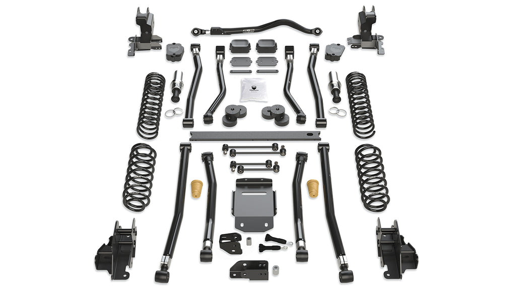 18-Up Wrangler JL 4 Door 4.5 Inch Alpine RT4 Long Arm Suspension System No Shocks TeraFlex