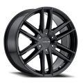 Aluminum Wheels 18x8 Impulse 158B Gloss Black Split Spoke 35 Offset 5 on 114.3/5 on 127 Bolt Pattern 78.1 Bore Raceline