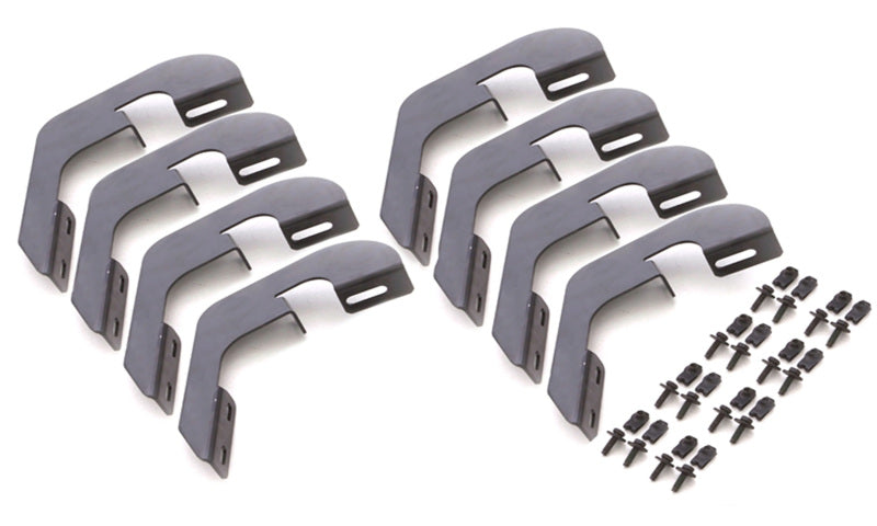 Lund 07-17 Chevy Silverado 1500 Ext. Cab (80in) Crossroads 80in. Running Board Kit - Chrome