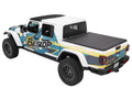 EZ-Fold Soft Tri-Fold Tonneau Cover For Jeep 2020-2024 Gladiator Black Diamond Tailgate Spoiler Not Included Bestop