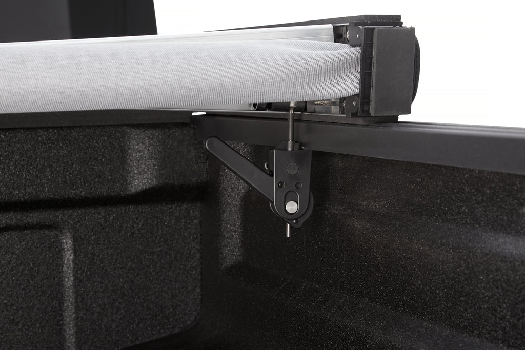 EZ-Fold Soft Tri-Fold Tonneau Cover For Jeep 2020-2024 Gladiator Black Diamond Tailgate Spoiler Not Included Bestop